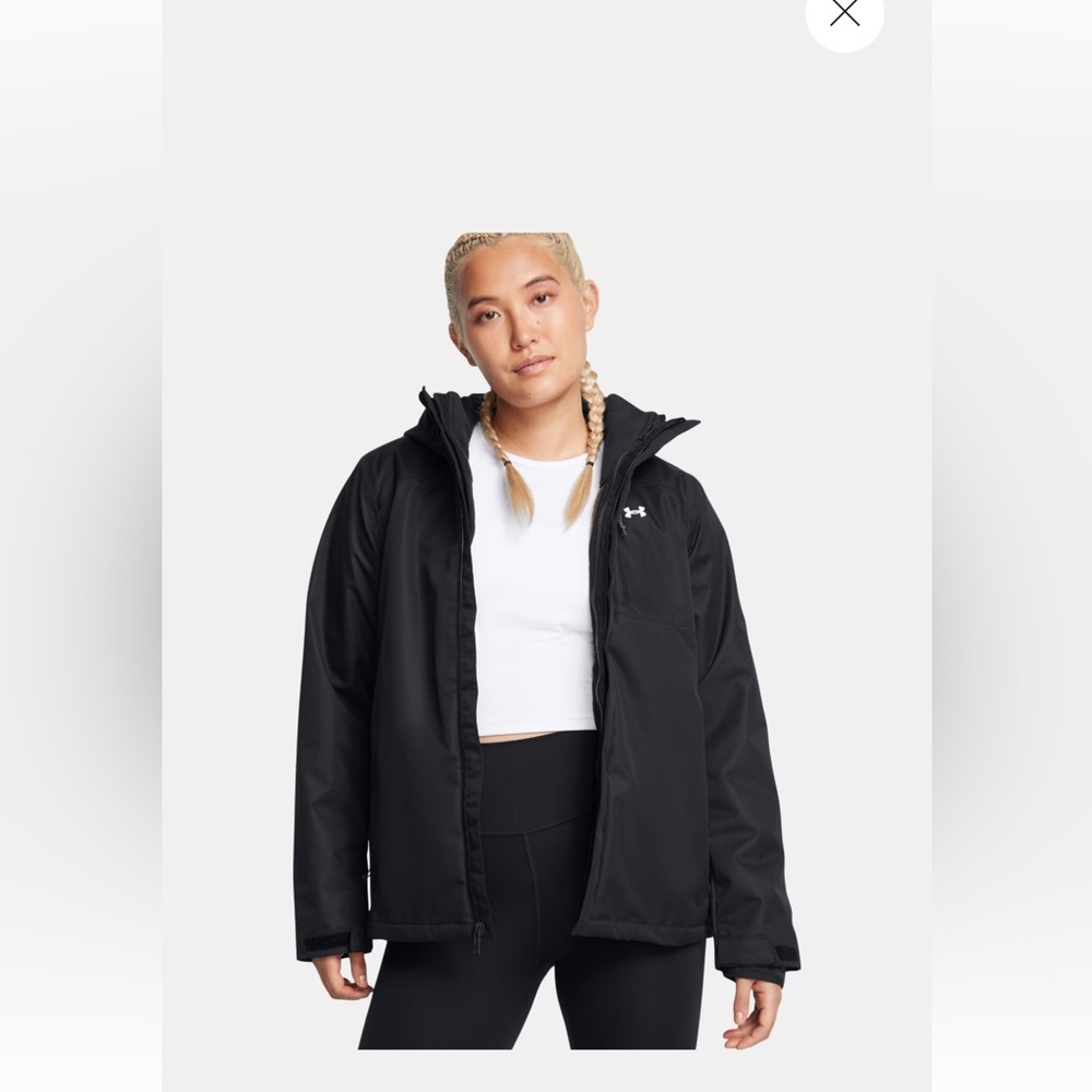 Under Armour women 3 in 1  Black Jacket